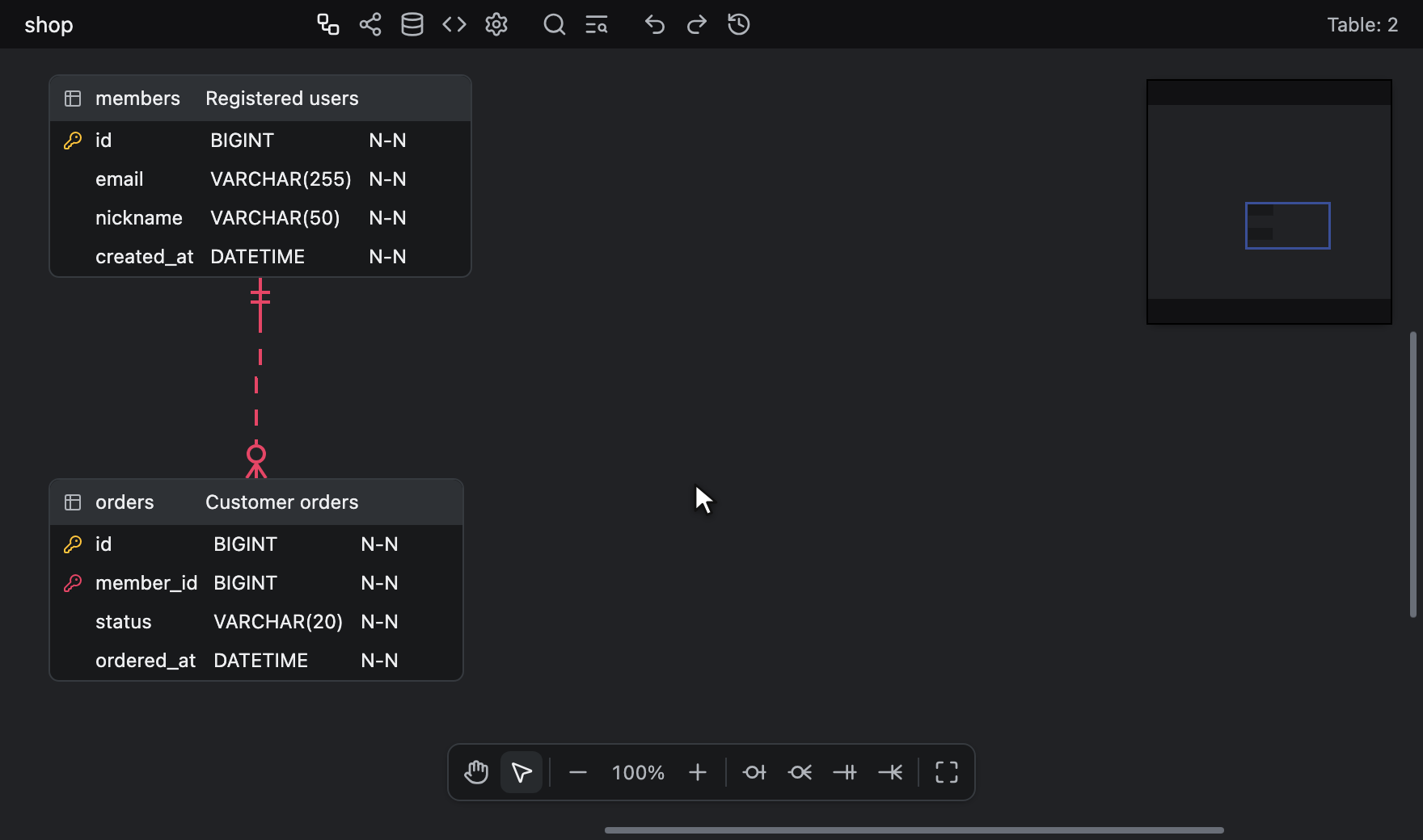 Duplicating a table with Alt + drag, then Alt + click for another copy down and to the right