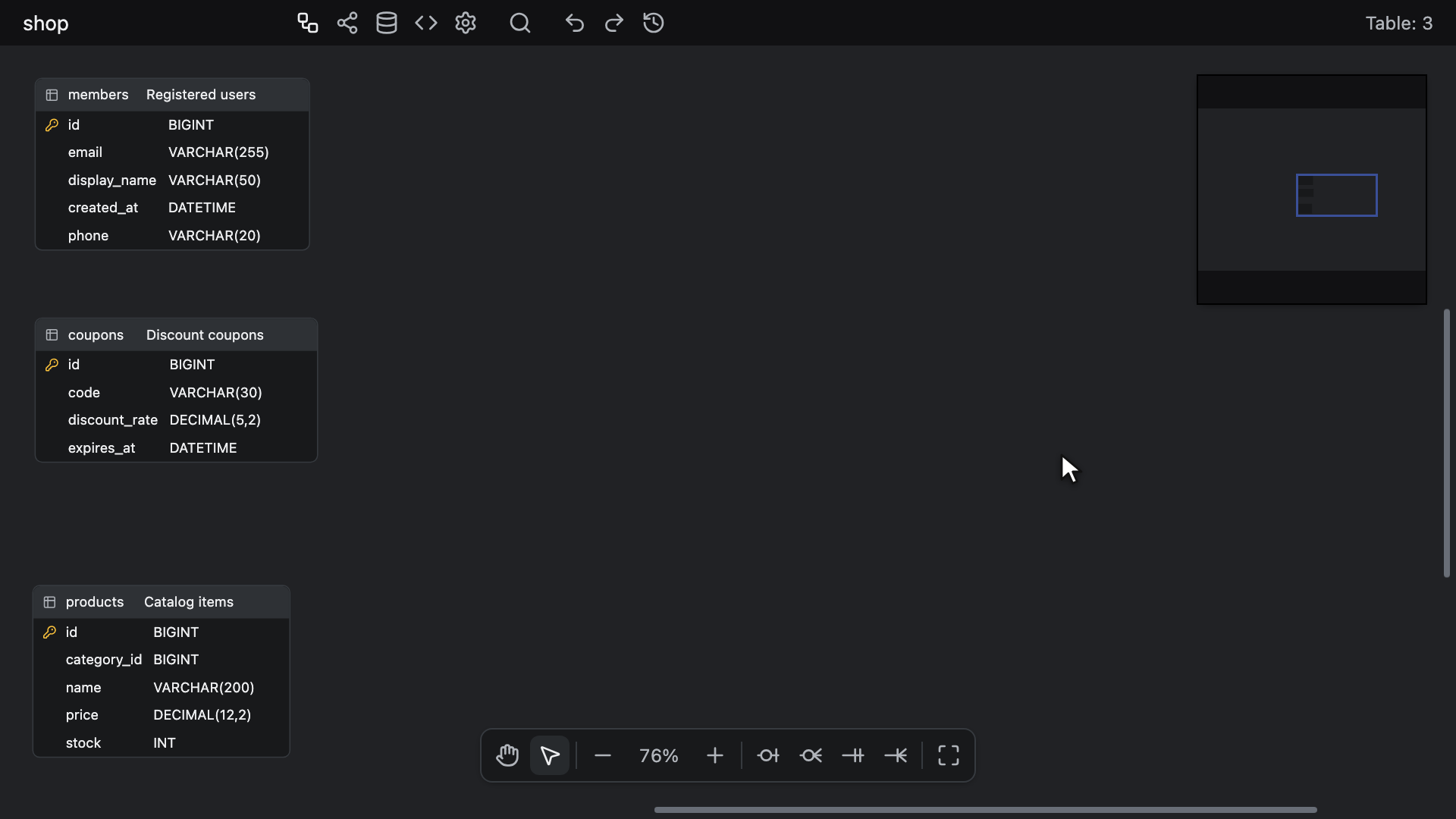 저장한 .json 파일로 Diff Viewer를 열고 변경 내용을 차례로 살펴보는 모습